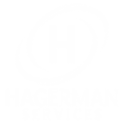 Hagerman Logo - White