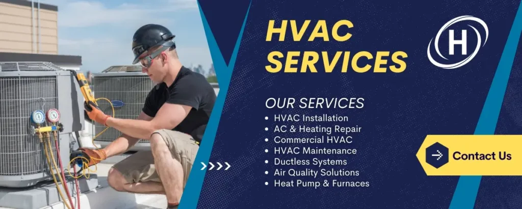 Hagerman Services call to action with list of all services and contact us in text.